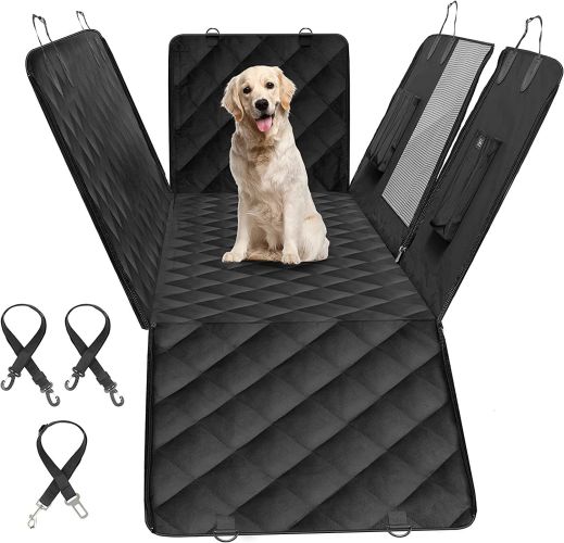Simple Deluxe Dog Car Seat Cover for Back Seat, 100% Waterproof Pet Seat Protector with Mesh Window, Scratchproof & Nonslip Dog Hammock for Cars, Truc Simple Deluxe Dog Car Seat Cover for Back Seat, 100% Waterproof Pet Seat Protector with Mesh Window, Scratchproof & Nonslip Dog Hammock for Cars, Truc