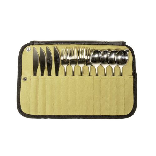 Outdoor Camping Cutlery Set With Storage Bag Outdoor Camping Cutlery Set With Storage Bag