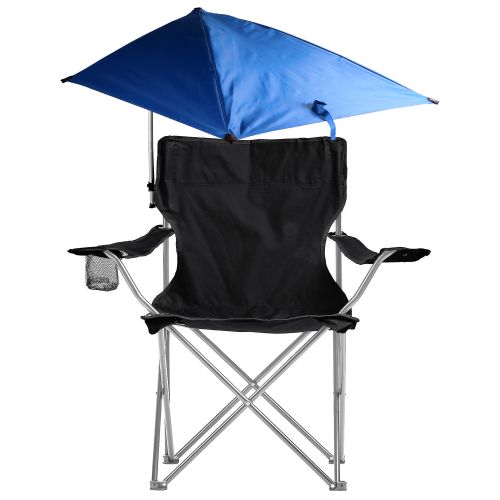 Foldable Beach Chair with Detachable Umbrella Armrest Adjustable Canopy Stool with Cup Holder Carry Bag for Camping Poolside Travel Picnic Lawn C Foldable Beach Chair with Detachable Umbrella Armrest Adjustable Canopy Stool with Cup Holder Carry Bag for Camping Poolside Travel Picnic Lawn C