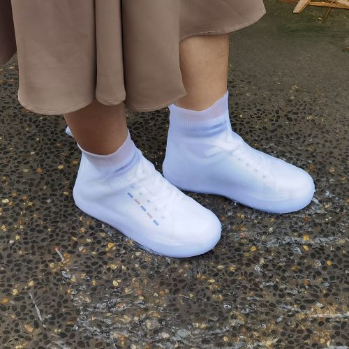 Waterproof Shoe Covers Reusable Not-Slip Rain Shoe Covers Protectors Foldable TPE Rubber Shoe Protectors For Men Women Kids Waterproof Shoe Covers Reusable Not-Slip Rain Shoe Covers Protectors Foldable TPE Rubber Shoe Protectors For Men Women Kids