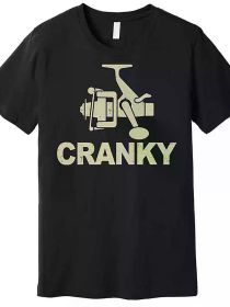 Crank Bait Funny Fishing Gift Premium T-Shirt, Funny Men's Short Sleeve Pattern T-Shirt (Color: Black, size: XXL)