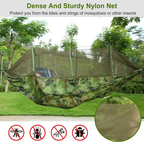 Camping Hammock, Portable Double Hammock With Net Camping Hammock, Portable Double Hammock With Net