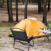 YSSOA Folding Camping Chair for Adults with Handle and Storage Bag, Small Size, 253lbs Load Bearing Collapsible Outdoor Furniture for Leisure, Beach