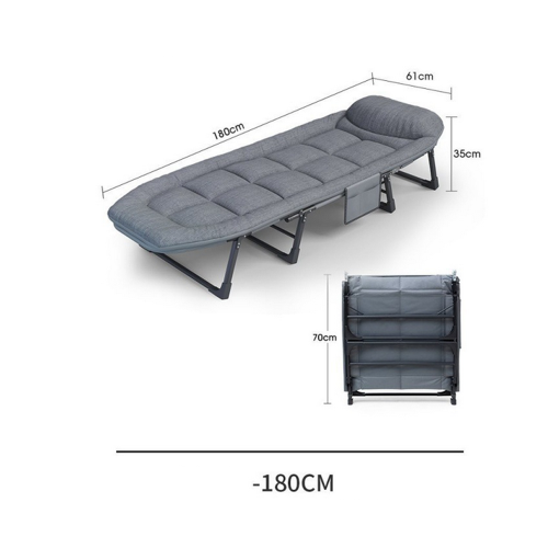 ATORPOK All In One Camping Cot For Adults Heavy Duty 450 Lbs Capacity, Portable Folding Bed With Built In Cushion Pillow, Lightweight Compact Des